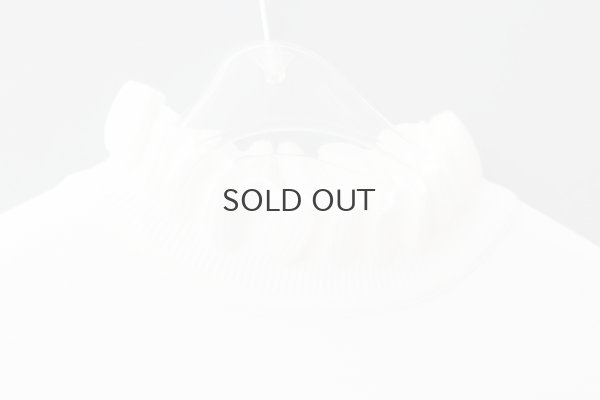 画像4: shop別注!! 32/2強撚綿フリル衿長袖プルオーバー (WH)