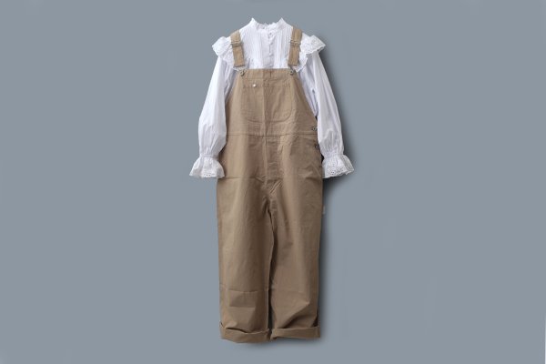 画像11: 別注!! スタンドカラーレースブラウス (WH)