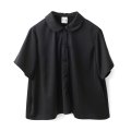 pure satin shirt (BK)