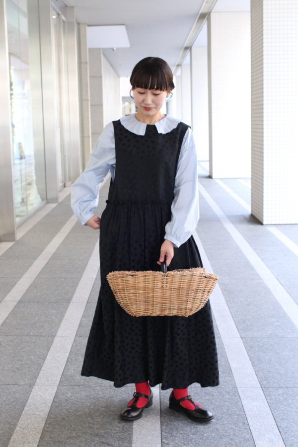 画像13: 80sタイプライター プリーツ衿のブラウス (WH)