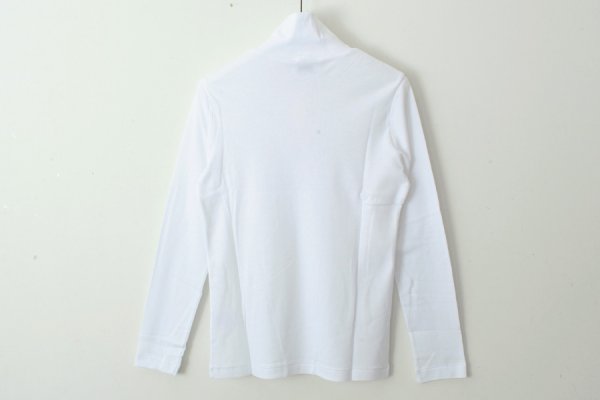 画像2: Cotton Frice Turtleneck T-shirts with Bee KNT28H (WH)