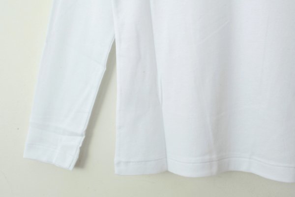 画像8: Cotton Frice Turtleneck T-shirts with Bee KNT28H (WH)