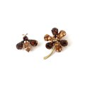 Bee&Clover Pierced/Earrings (OR×BR)