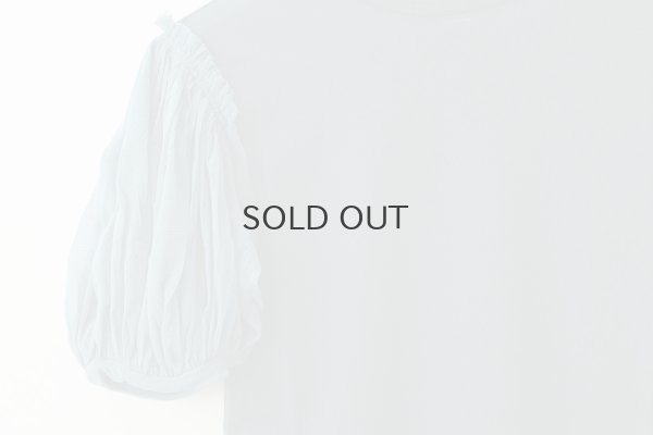 画像4: Cotton Frice T-Shirts With Mesh Sleeves KNT196G (TQ)
