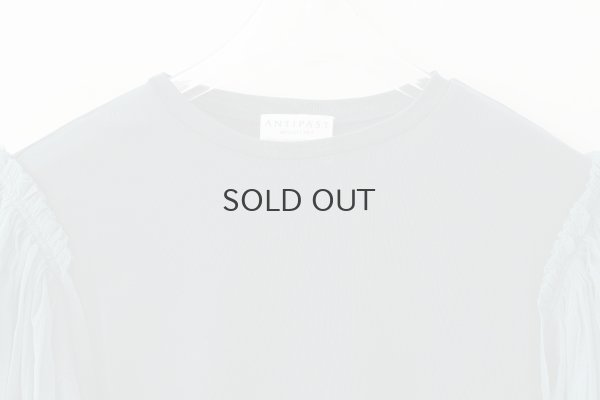 画像3: Cotton Frice T-Shirts With Mesh Sleeves KNT196G (TQ)