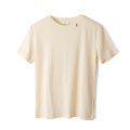 Cotton Frice T-shirts with Bee (KNT252H:IV)