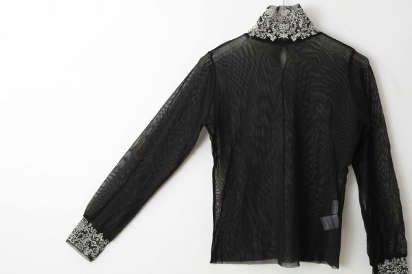 画像7: Mesh Shirt with Flock MT117D-F78 (BK×IV)