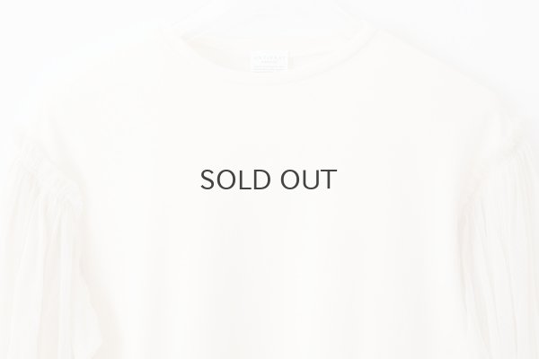 画像3: Cotton Frice T-Shirts With Mesh Sleeves KNT253 (IV)