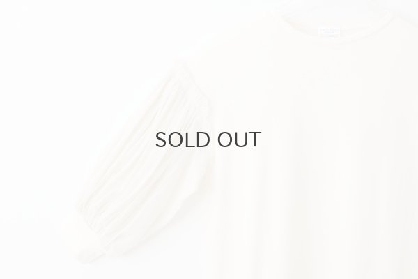 画像4: Cotton Frice T-Shirts With Mesh Sleeves KNT253 (IV)