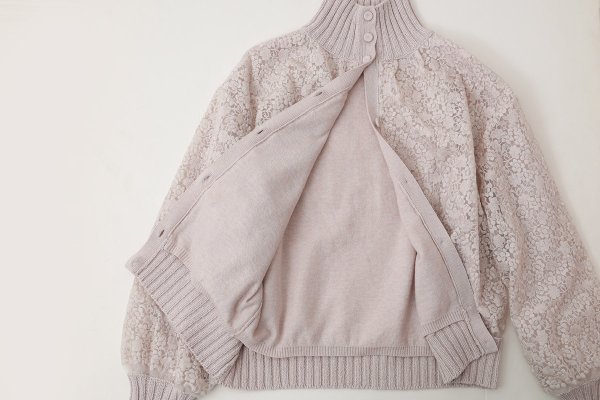 画像5: SALE15%OFF!! ORGANDY EMBROIDERY BLOUSON (VE210:IV)