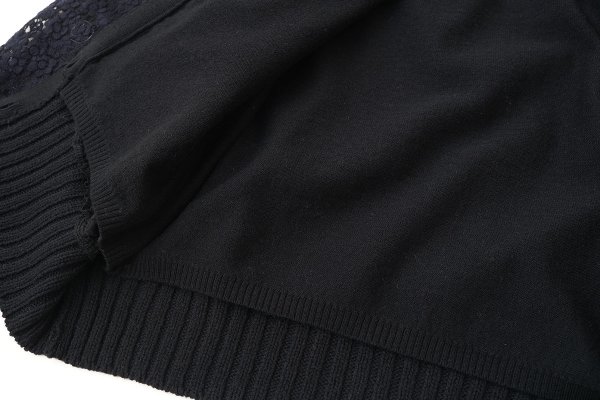 画像6: SALE15%OFF!! ORGANDY EMBROIDERY BLOUSON (VE210:BKNV)