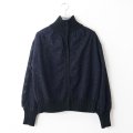 SALE15%OFF!! ORGANDY EMBROIDERY BLOUSON (VE210:BKNV)