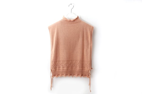 画像2: SALE25%OFF!! COTTON CASHMERE KNIT VEST (AU77:BG)
