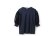 画像1: COTTON FREICE T-SHIRT w/MESH SLEEVES (KNT253A:NV) (1)