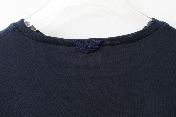 画像9: COTTON FREICE T-SHIRT w/MESH SLEEVES (KNT253A:NV)