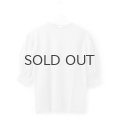 SALE‼︎ COTTON FREICE T-SHIRT w/MESH SLEEVES (KNT253A:MGY)