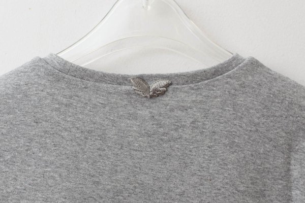 画像9: COTTON FREICE T-SHIRT w/MESH SLEEVES (KNT253A:MGY)