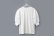 画像1: COTTON FREICE T-SHIRT w/MESH SLEEVES (KNT253A:WH) (1)