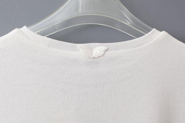 画像10: COTTON FREICE T-SHIRT w/MESH SLEEVES (KNT253A:WH)