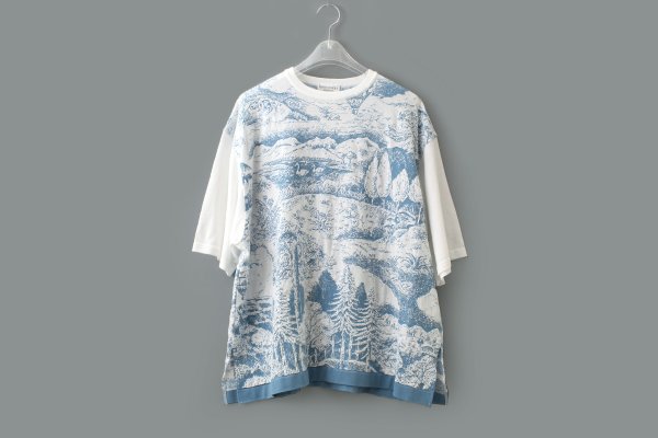 画像1: JACQUARD KNIT PULLOVER (SO315:BL)