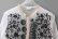 画像4: MESH WHITE CARDIGAN WITH FLOCK (MT105L-F63:WH×BK) (4)