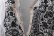 画像6: MESH WHITE CARDIGAN WITH FLOCK (MT105L-F63:WH×BK) (6)