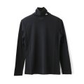 Cotton Frice Turtleneck T-shirts with Bee KNT28H (NV)