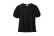 画像1: Cotton Frice T-shirts with Mesh Sleeves (KNT196F:BK) (1)
