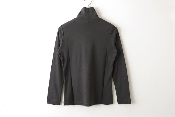 画像2: Cotton Frice Turtleneck T-shirts with Bee KNT28H (GY)