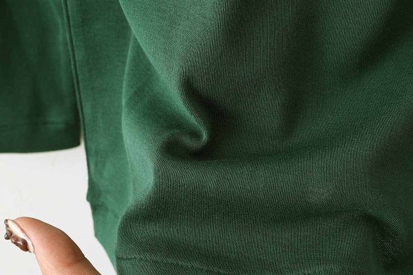 画像6: Cotton Frice Turtleneck T-shirts with Bee KNT28H (GR)