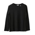 Cotton Frice crew neck T-shirts with Bee KNT0H (BK)