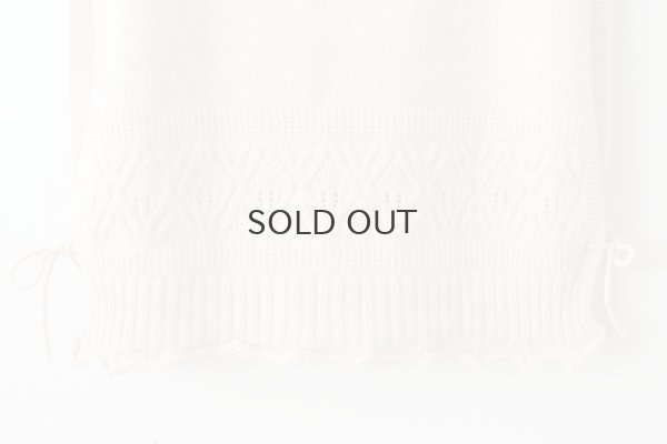 画像8: COTTON CASHMERE KNIT VEST (AU75:IV)