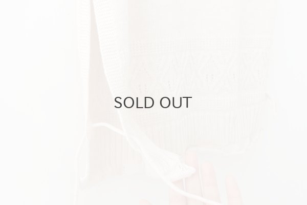 画像7: COTTON CASHMERE KNIT VEST (AU75:IV)