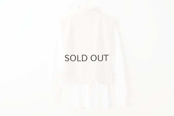 画像11: COTTON CASHMERE KNIT VEST (AU75:IV)