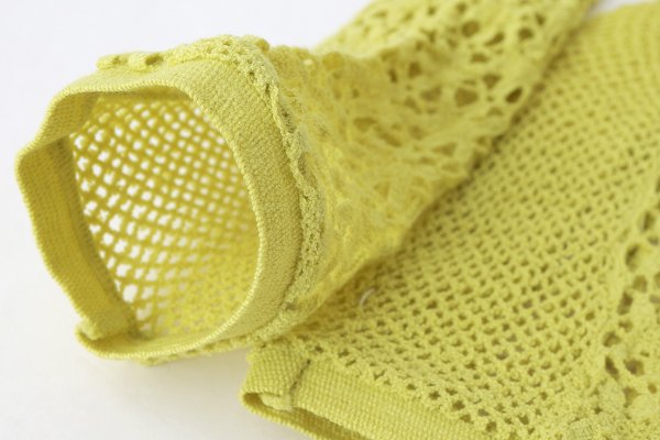 画像11: FLOWER FRONT LACE ソックス (DS-51H:WH,YW)