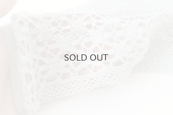 画像7: FLOWER FRONT LACE ソックス (DS-51H:GY,BK)