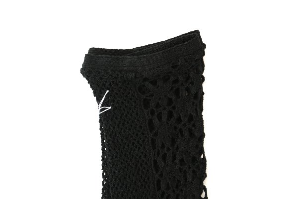 画像9: FLOWER FRONT LACE ソックス (DS-51H:GY,BK)