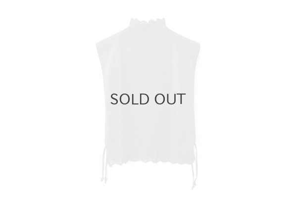 画像1: COTTON CASHMERE KNIT VEST (AU77:GY)