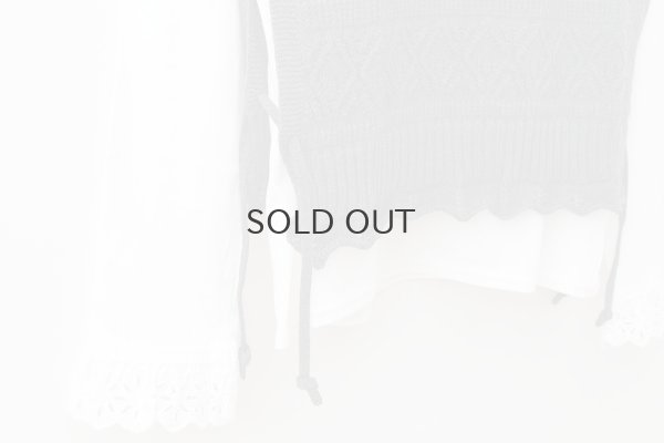 画像10: COTTON CASHMERE KNIT VEST (AU77:GY)