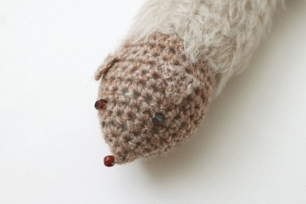 画像3: ALPACA KNIT MUFFLER (KU61A:IV)