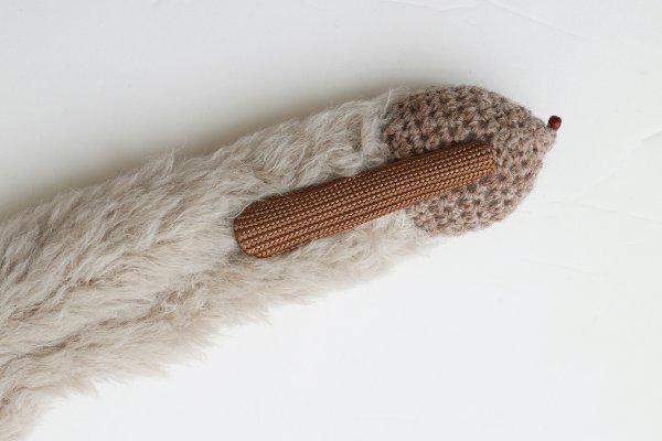 画像6: ALPACA KNIT MUFFLER (KU61A:IV)