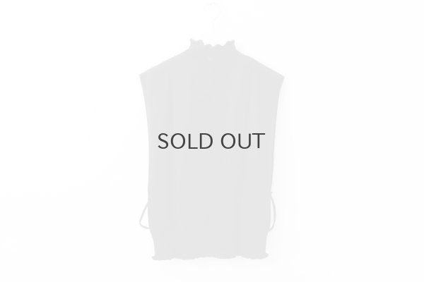 画像2: COTTON CASHMERE KNIT VEST (AU82:BK)
