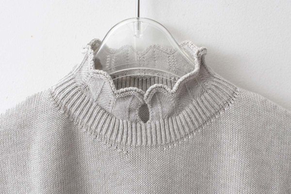 画像4: COTTON CASHMERE KNIT VEST (AU82:GY)