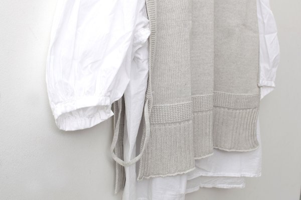 画像9: COTTON CASHMERE KNIT VEST (AU82:GY)