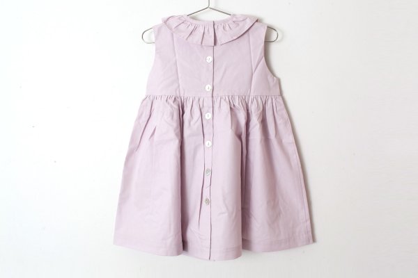 画像2: SALE50%OFF!! 子供服 Sleeveless Ruffleneck dress（WD010)