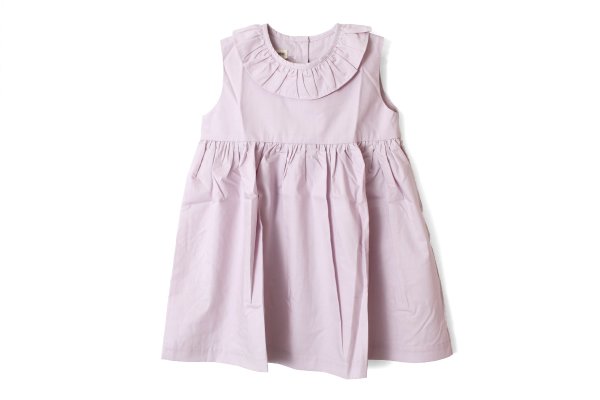 画像1: SALE50%OFF!! 子供服 Sleeveless Ruffleneck dress（WD010)