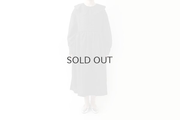 画像12: 別注!! Khadi Silk Tuck Dress (BK)