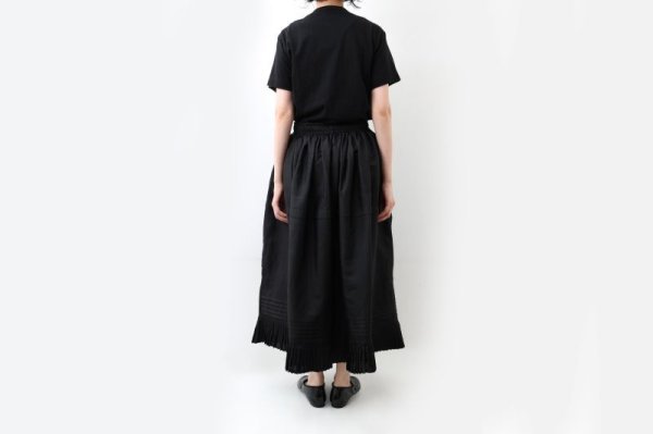 画像12: Khadi Silk Gather Tuck Skirt (WH)