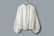 画像3: Khadi Cotton Silk Embroidery collar Tuck Blouse (OF)