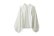 画像1: Khadi Cotton Silk Embroidery collar Tuck Blouse (OF) (1)